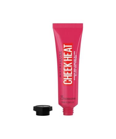 Maybelline New York Cheek Heat Liquid Blush - 25 Fuchsia Spark - Fuchsia - Buy Online on GoSupps.com