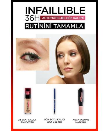 L'Oreal Paris Infaillable Automatic Gel Eyeliner - Blue - Buy Online on GoSupps.com