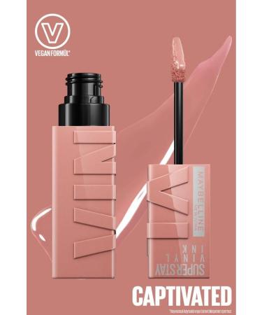 Maybelline New York Super Stay Vinyl Ink Long-Lasting Liquid Glossy Lipstick 95 Captivated - Buy Online on GoSupps.com