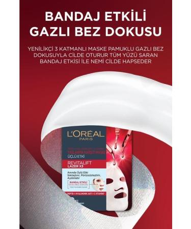 L'Oreal Paris Revitalift Laser X3 Anti-Aging Mask - Buy Online on GoSupps.com