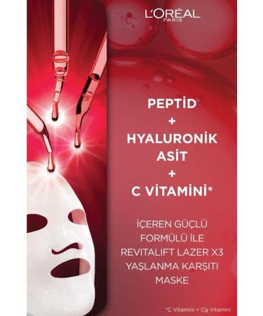 L'Oreal Paris Revitalift Laser X3 Anti-Aging Mask - Buy Online on GoSupps.com