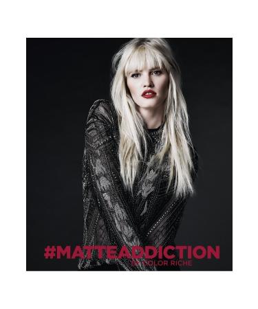 L'Oreal Paris L'or al Paris Color Riche Matte Addiction Lipstick 349 Paris Cherry - Claret Red - Buy Online on GoSupps.com