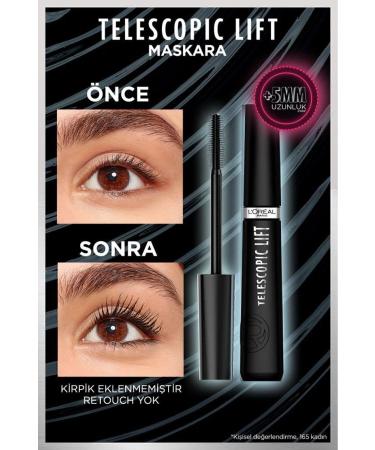 L'Oreal Paris Telescopic Lift Mascara & Paradise Le Khol Mini Eyeliner Makeup Set - Buy Online on GoSupps.com