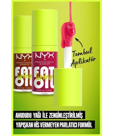 NYX Professional Makeup Fat Oil Lip Drip Shine Lip Oil - Chillin' Like a Villain - Buy Online on GoSupps.com