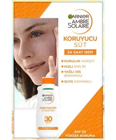 Garnier Ambre Solaire Sun Protection Milk Spf30 200ml - Buy Online on GoSupps.com