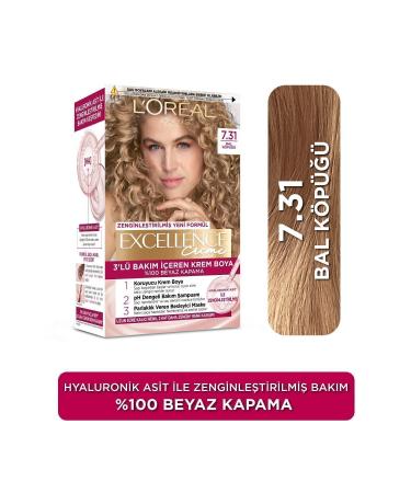 L'Oreal Paris L'Or al Paris Excellence Creme Hair Color - 7.31 Honey Foam
