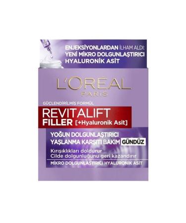 L'Oreal Paris Revitalift Filler Intensive Plumping Anti-Aging Day Cream 50ml - Hyaluronic Acid - Buy Online on GoSupps.com