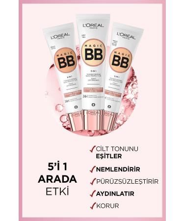 L'Oreal Paris Magic BB Tinted Moisturizing Cream - 02 Light - Buy Online on GoSupps.com