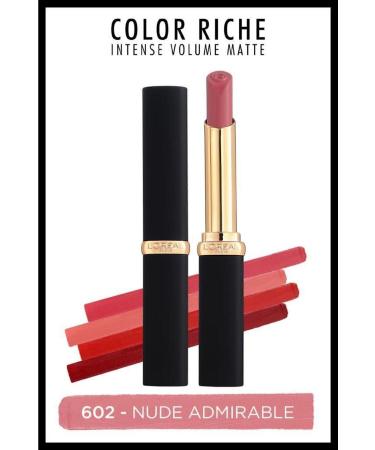 L'Oreal Paris Color Riche Intense Volume Matte Lipstick - 602 Nude Admirable