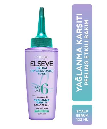 Elseve Hydra hyaluronic Pure Salicylic Acid Anti-Oily Peeling Scalp Serum 102ml