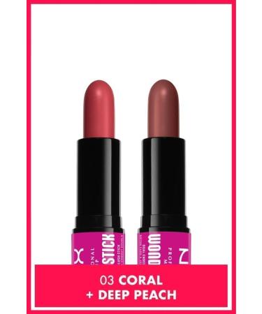 NYX Professional Makeup Wonder Stick Double-Ended Cream Blush Stick - Coral and Deep Peach - Buy Online on GoSupps.com