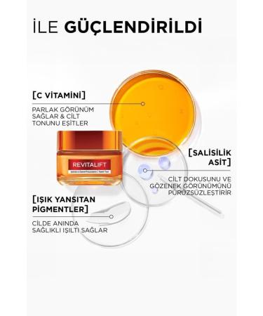 L'Oreal Paris Revitalift Clinical Brightening & Pore Smoothing Moisturizing Vitamin C Cream 50 Ml - Buy Online on GoSupps.com