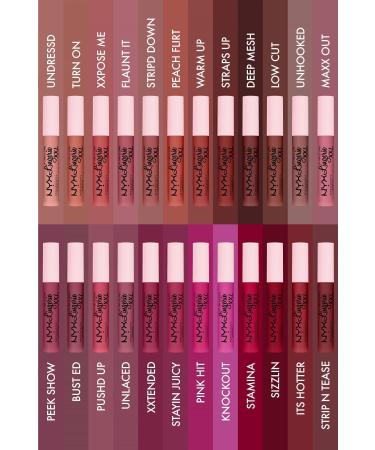 NYX Professional Makeup Likit Mat Ruj - Lip Lingerie Xxl Matte Liquid Lipstick Pushd Up - Buy Online on GoSupps.com
