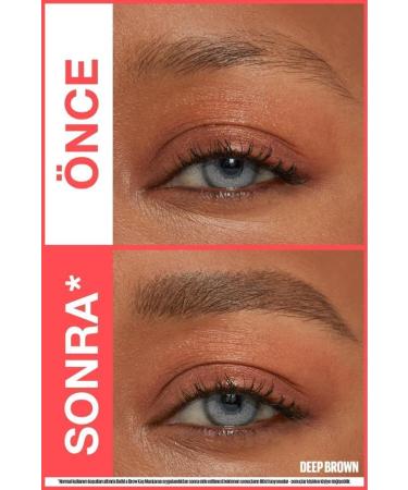 Maybelline New York Build a Brow 2in1 Eyebrow Pencil and Gel Deep Brown - Buy Online on GoSupps.com