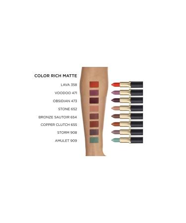 L'Oreal Paris L'or al Paris Color Riche Matte Addiction Lipstick 655 Copper Clutch - Brown - Buy Online on GoSupps.com