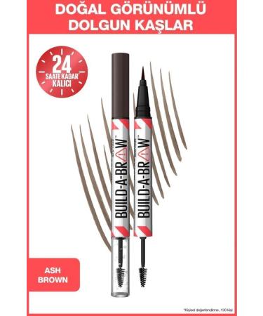 Maybelline New York Build a Brow 2in1 Eyebrow Pencil and Gel Ash Brown