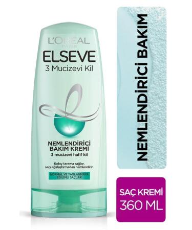 Elseve L'or al Paris 3 Miracle Clay Weightless Care Cream 360 ml