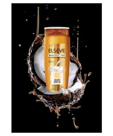 Elseve Miraculous Coconut Oil Shampoo 550 Ml 3600523755790