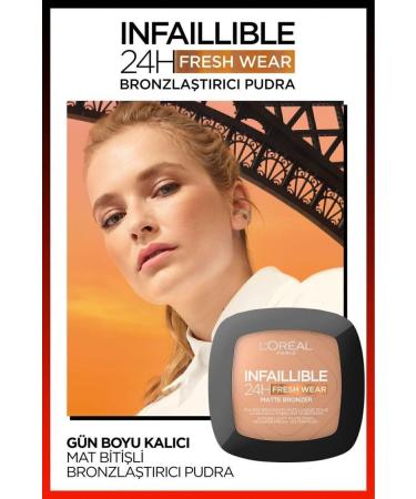 L'Oreal Paris L'or al Paris Infaillible 24h Fresh Wear Bronzing Powder - 250 Light - Buy Online on GoSupps.com