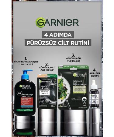 Garnier Anti-Puffiness Charcoal & Caffeine Eye Mask - Buy Online on GoSupps.com