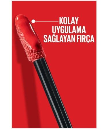 Maybelline New York Super Stay Vinyl Ink Long-Lasting Liquid Glossy Lipstick 15 Peachy & Mini Sky High Cosmic Black Mascara - Buy Online on GoSupps.com