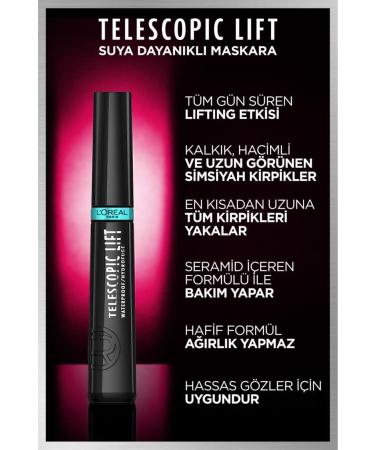 L'Oreal Paris Telescopic Lift Waterproof Mascara - Buy Online on GoSupps.com