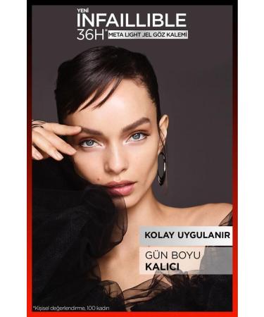 L'Oreal Paris Infaillible Meta Light Gel Eyeliner - Polar White - Buy Online on GoSupps.com