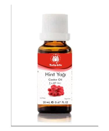 Tuliplife 100% Pure and Natural Castor Oil 20 ML - Buy Online on GoSupps.com