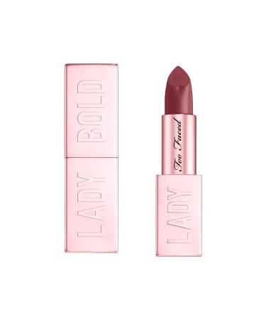 Too Faced Lady Bold Pigment Cream Lipstick-Long Lasting Satin Finish Lipstick 3.3G