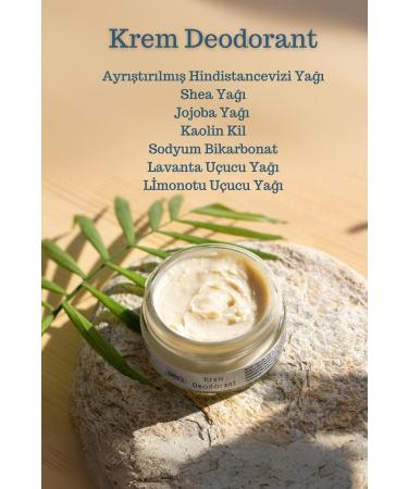 Azes Handmade Cosmetics Cream Deodorant 0 Natural Content 50 Ml-herbal Sweat Odor Prevention