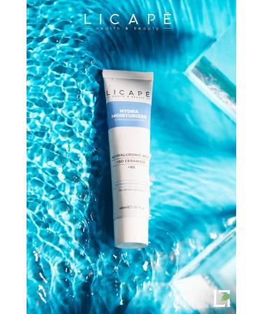 Licape Intensive Moisturizing Brightening 4D Hyaluronic Acid Water Based Moisturizer Cream 40ml - Buy Online on GoSupps.com