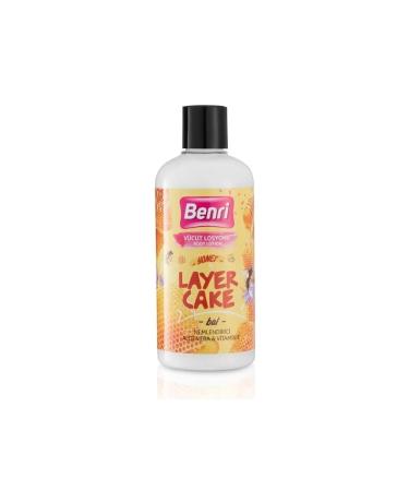 Benri Honey Layer Cake Body Lotion Aloe Vera & Vitamin E 500 ml