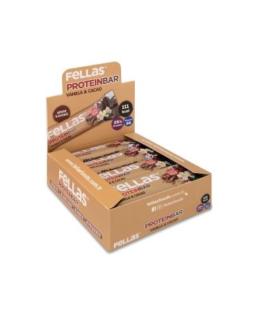 Fellas Protein Bar - Vanilla and Cocoa 32 gr x 12 Pieces