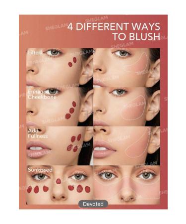 SHEGLAM -blush - Devoted - Buy Online on GoSupps.com