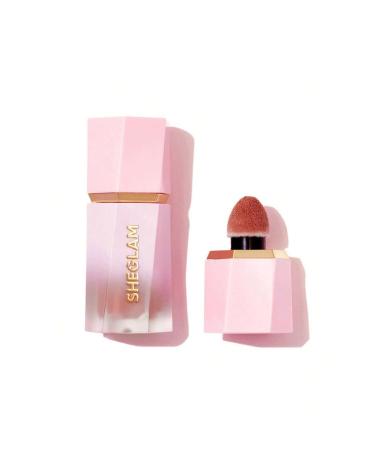 SHEGLAM COLOR BLOOM DAYGLOW LIQUID BLUSH SHIMMER FINISH RISKY BUSINESS 5.2ML