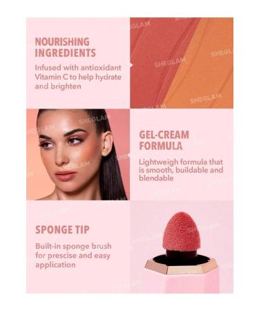 SHEGLAM COLOR BLOOM DAYGLOW LIQUID BLUSH SHIMMER FINISH RISKY BUSINESS 5.2ML - Buy Online on GoSupps.com