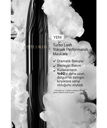 Estee Lauder Black Mascara - Turbo Lash Volume and Lengthening Mascara - 8ml - Buy Online on GoSupps.com