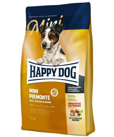Happy Dog Piemonte Duck and Sea Fish Grain-Free Mini Breed Adult Dog Dry Food 4 Kg