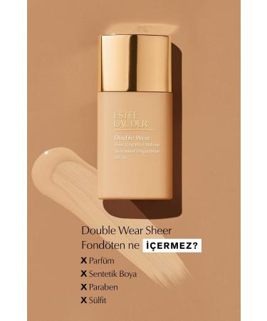Estee Lauder Double Wear Sheer Light Texture Foundation with Luminous and Moisture Effect SPF20 - 30ml Color: 3N1-Ivory Beige - Buy Online on GoSupps.com