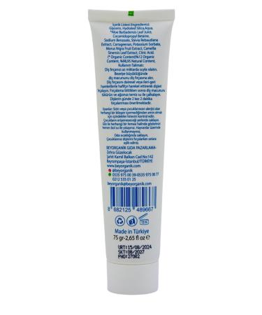 BEYORGANIC Organic Children's Toothpaste 75gr - Buy Online on GoSupps.com