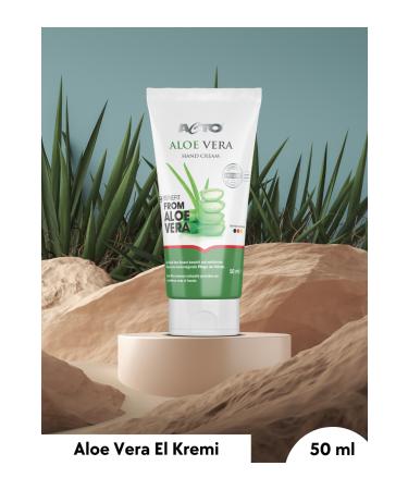 Acto Aloe Vera Hand Cream 50 ml | Aloe Vera Extract Hand Care Cream | New Formula