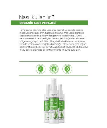 Escabel Organic Aloe Vera After Sun and Epilation Vitamin Paraben Free Gel 200ml - Buy Online on GoSupps.com