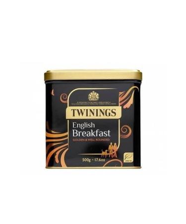 Twinings English Breakfast Golden & Well Rounded Black Bulk Tea Tin 500 G