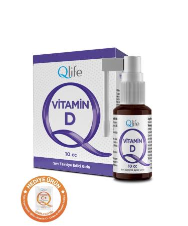 Qlife Immune System Support Vitamin D3 1000 Iu Spray - Drop Head 10 ml