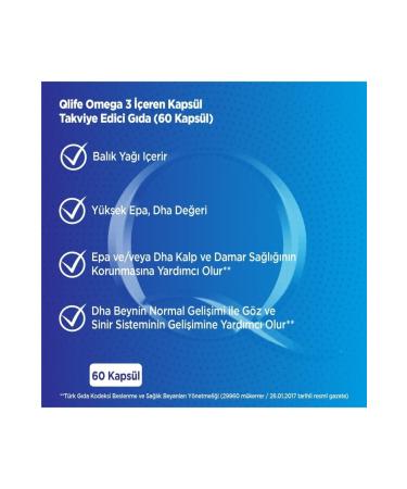 Qlife High Epa & Dha Fish Oil 1200 Mg Omega 3 - 60 Softgel Capsules - Buy Online on GoSupps.com