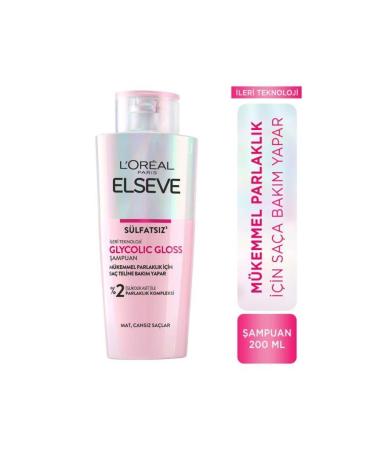 Elseve Glycolic Gloss Perfect Shine Care Shampoo 200ml