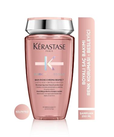 Kerastase Chroma Absolu Bain Riche Nourishing and Protective Shampoo for Color-Treated Hair 250ml Mdbeauty. - Buy Online on GoSupps.com