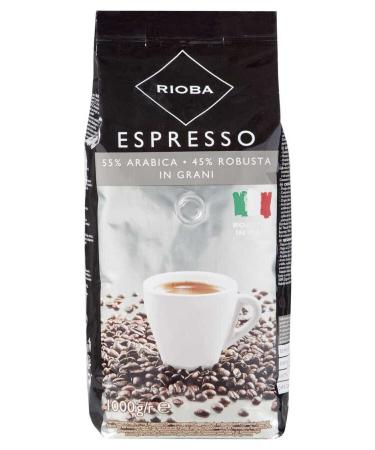 Rioba Silver U Arabica And E Robusta Coffee Beans 1 Kg - Filter Coffee - Buy Online on GoSupps.com
