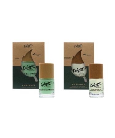 Kalyon Herbal Nail and Cuticle Moisturizing Two Phase Oil 11 Ml + Nail Night Mask 11 Ml