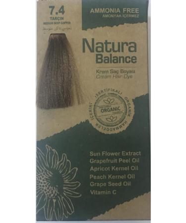 Natura Balance Hair Dye 7.4 Cinnamon